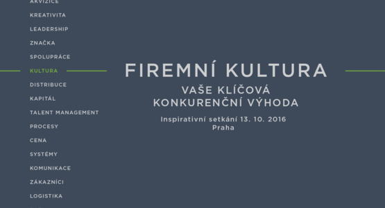 Zveme vás na inspirativní setkání 13.10. v Praze