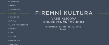 Zveme vás na inspirativní setkání 13.10. v Praze
